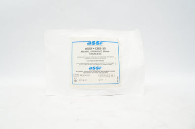 Assi CBS-35 Blade Straight 35mm Stainless (x)